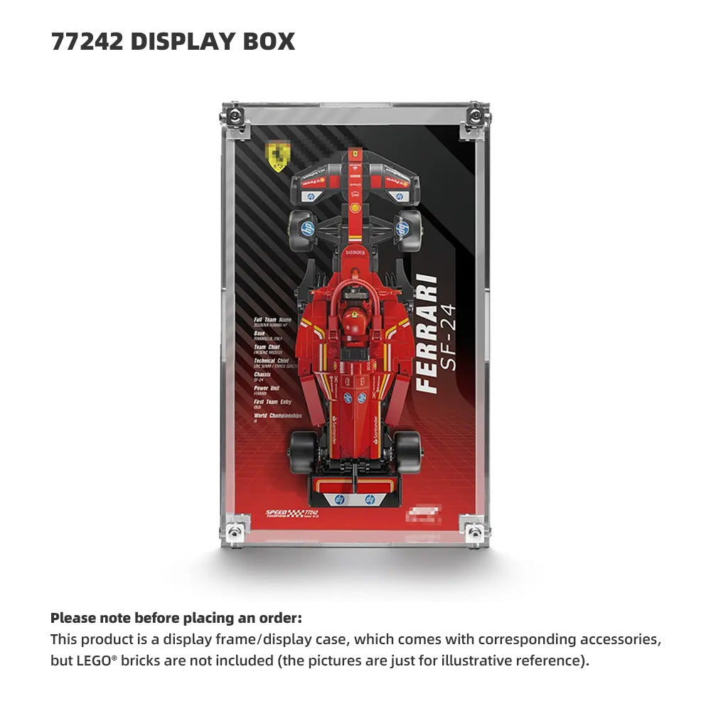 Display Case for LEGO Speed Champions F1 Cars 2025 – Dia Display