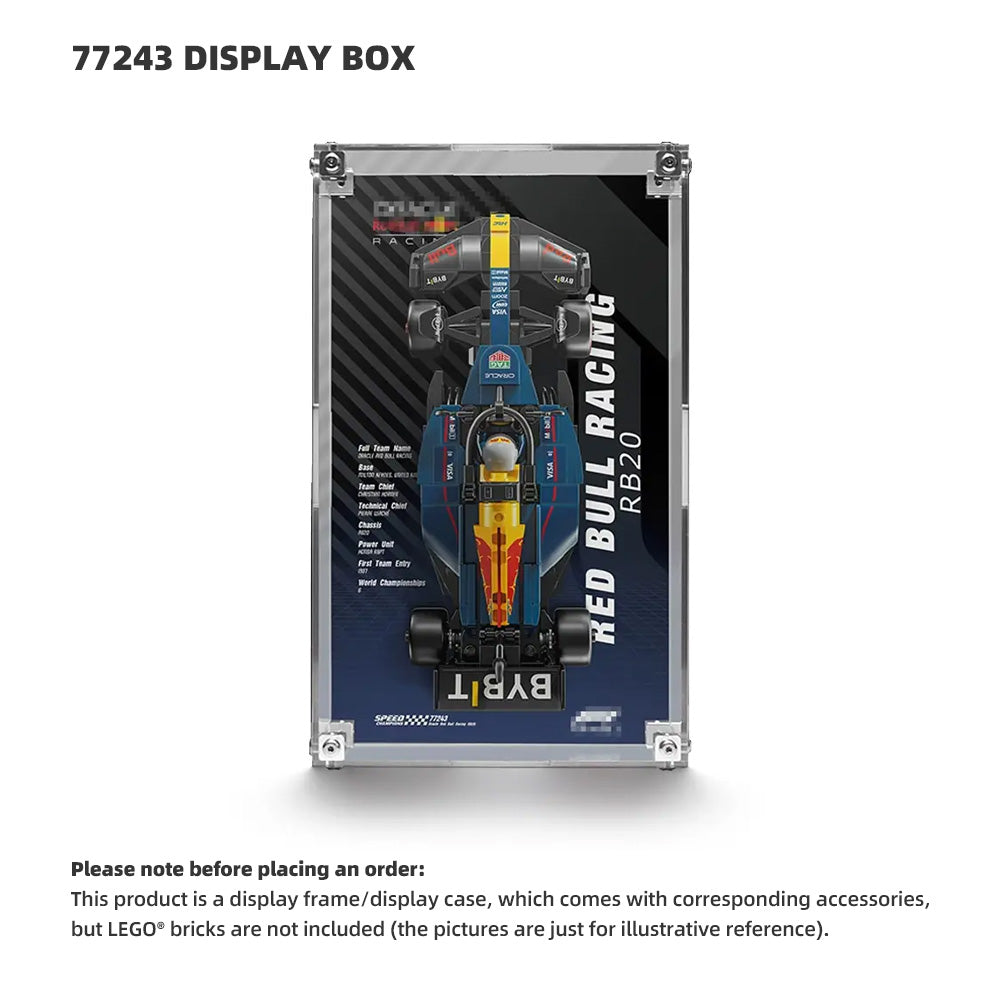 LEGO F1 Display Case for Speed Champions  series PLUS
