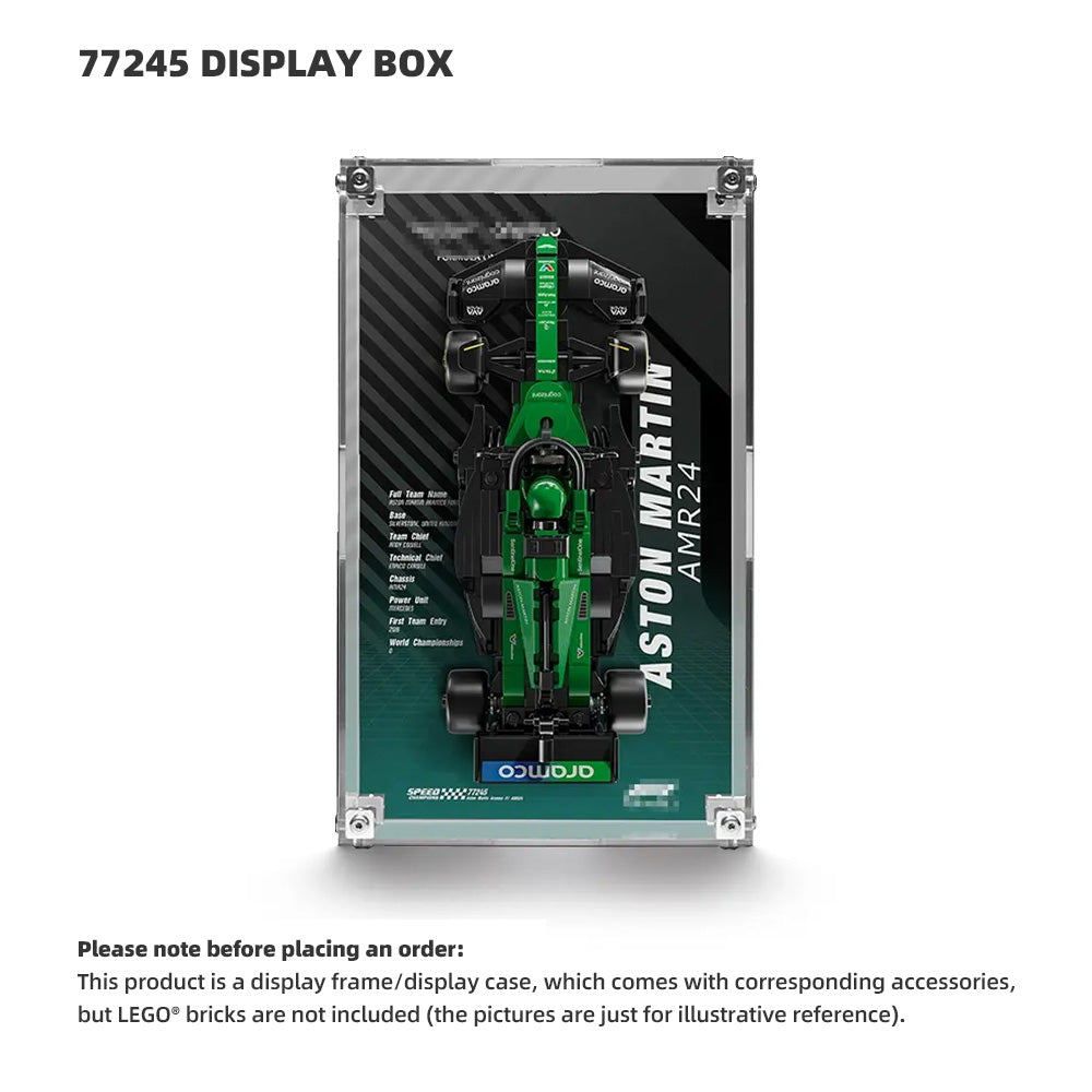 LEGO F1 Display Case for Speed Champions  series PLUS
