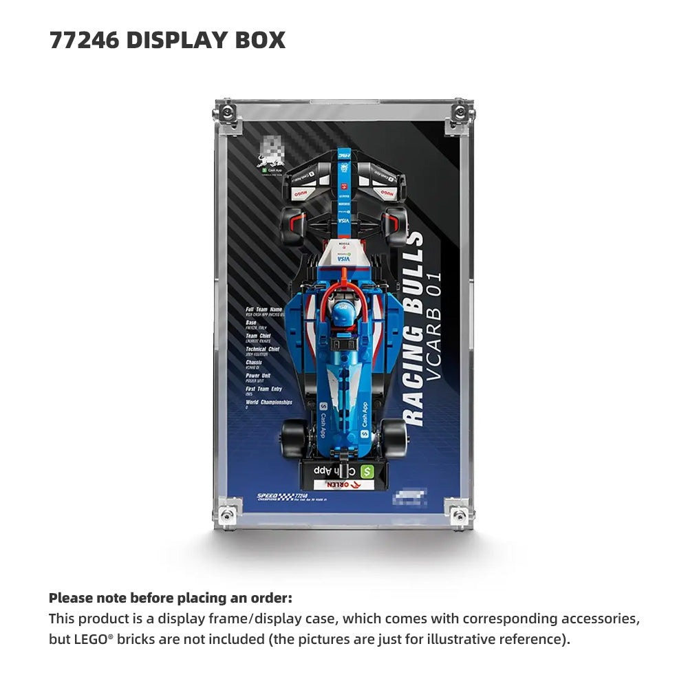 LEGO F1 Display Case for Speed Champions  series PLUS