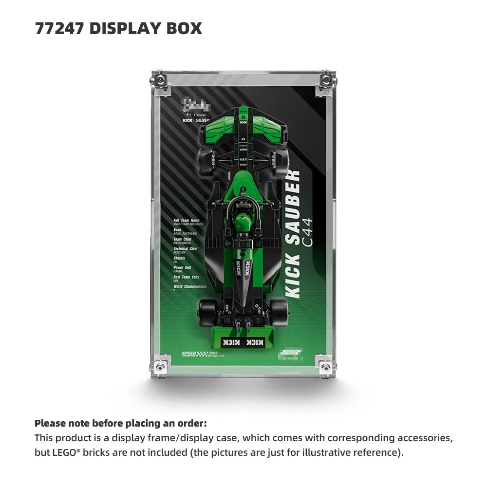 LEGO F1 Display Case for Speed Champions  series PLUS