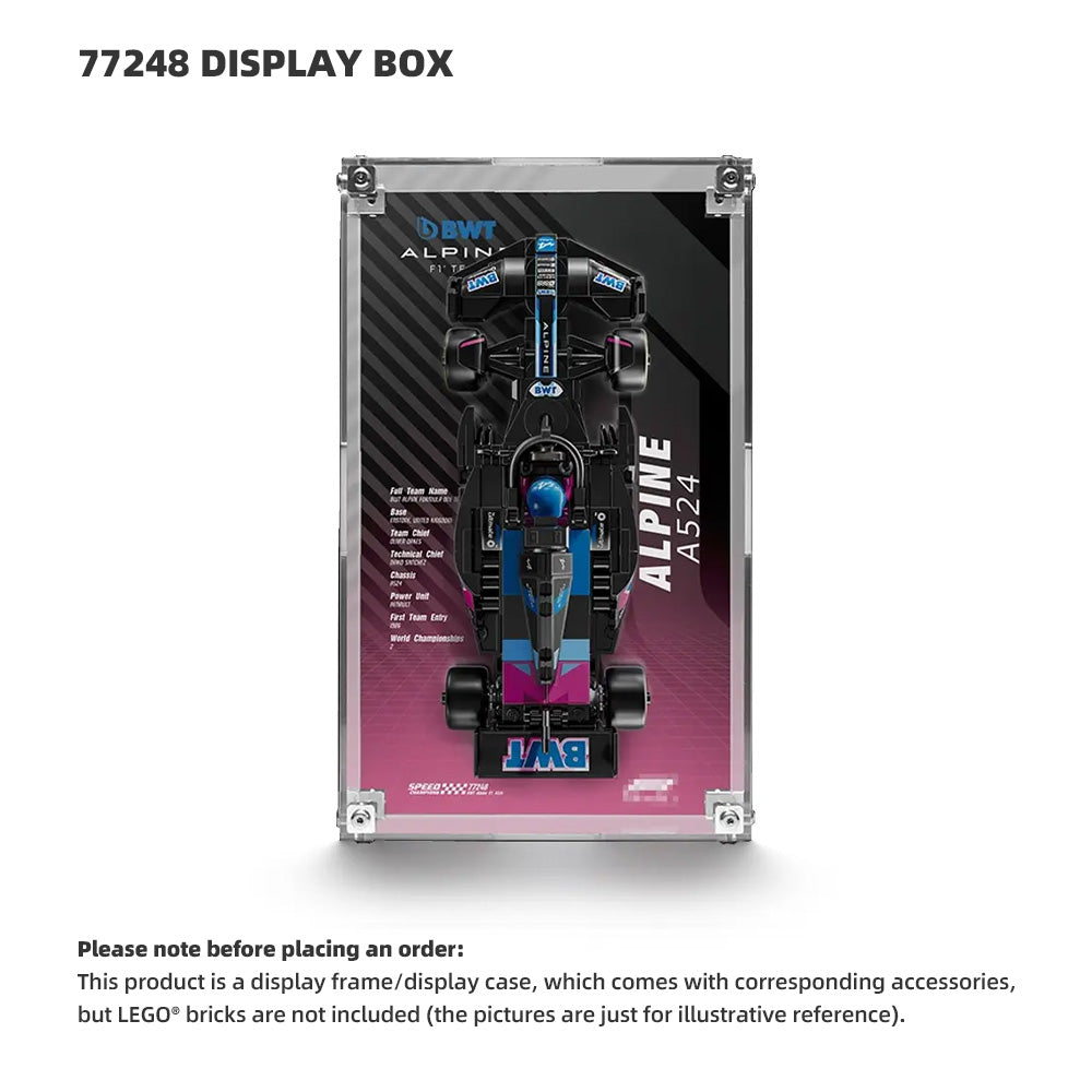 LEGO F1 Display Case for Speed Champions  series PLUS