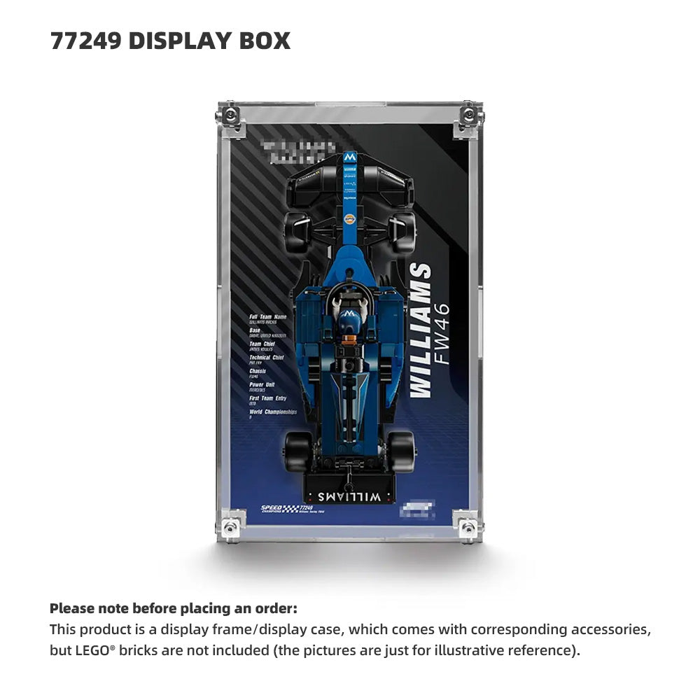 LEGO F1 Display Case for Speed Champions  series PLUS