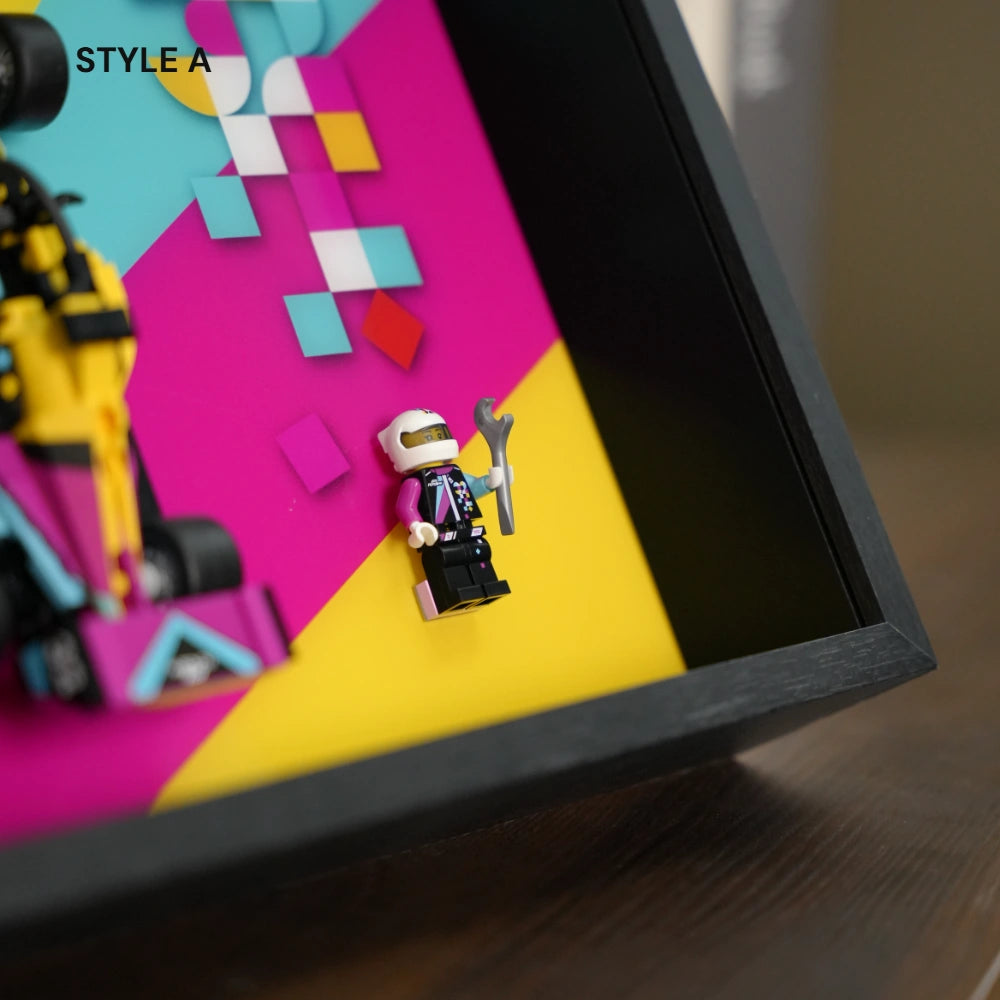 LEGO F1 Display Case for Speed Champions F1 ACADEMY LEGO Race Car (77258)