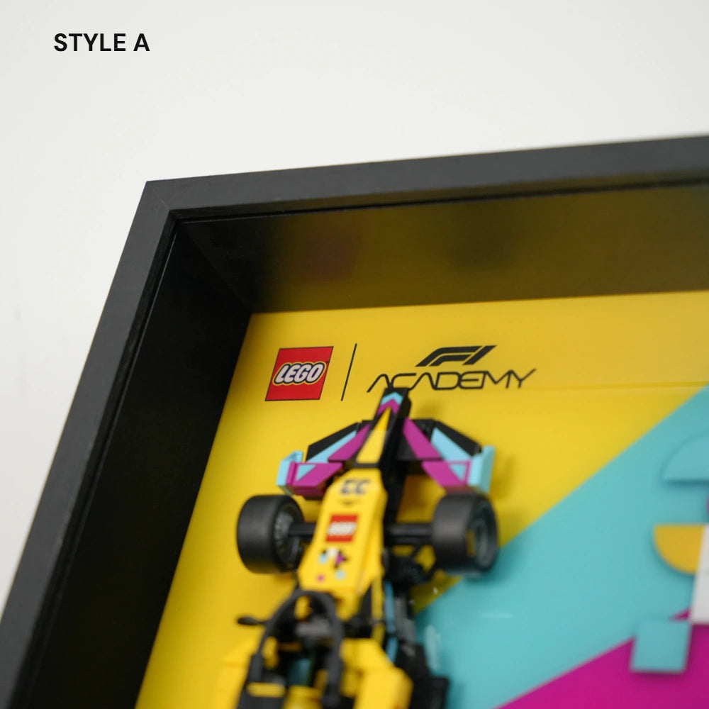 LEGO F1 Display Case for Speed Champions F1 ACADEMY LEGO Race Car (77258)