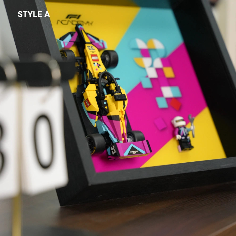 LEGO F1 Display Case for Speed Champions F1 ACADEMY LEGO Race Car (77258)