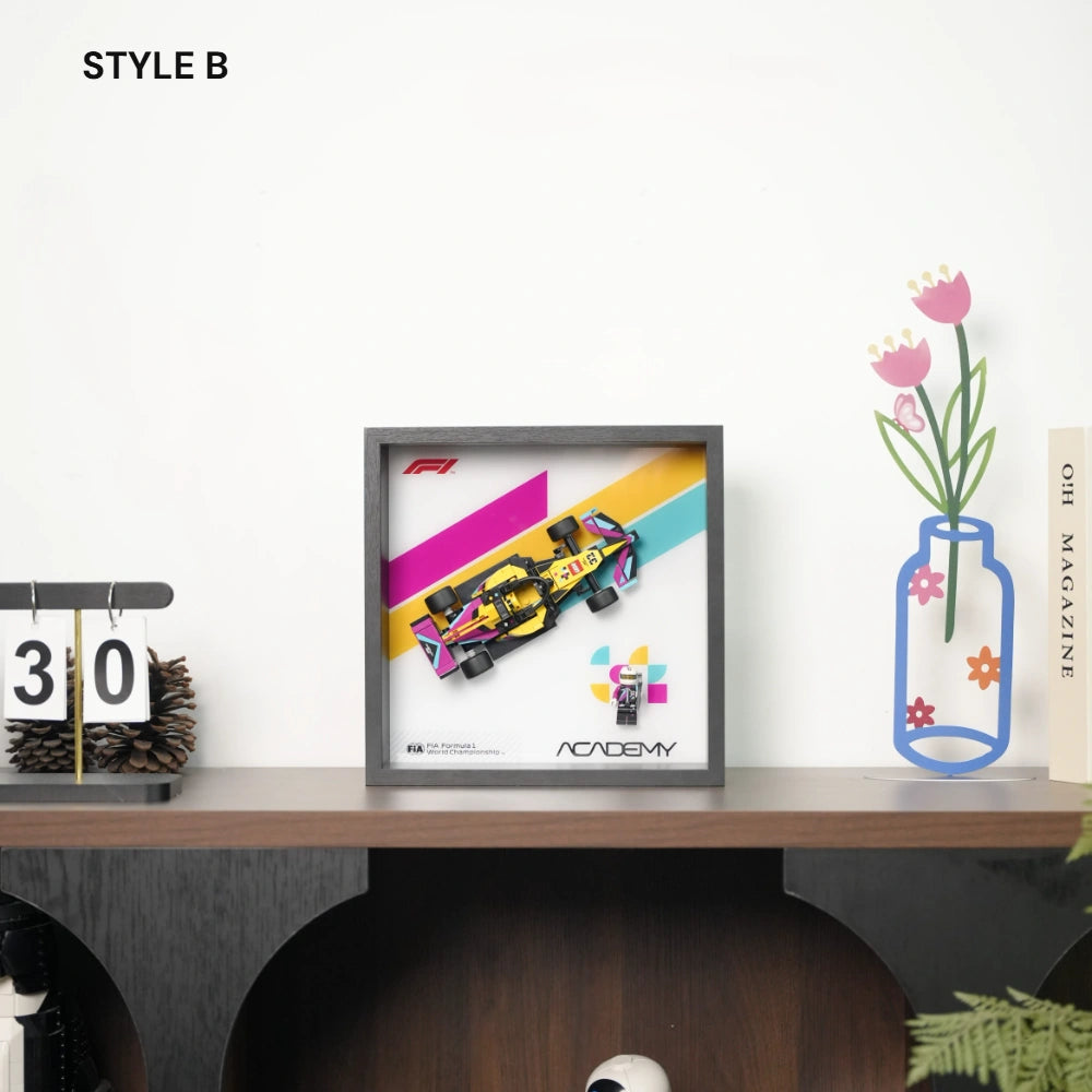 LEGO F1 Display Case for Speed Champions F1 ACADEMY LEGO Race Car (77258)