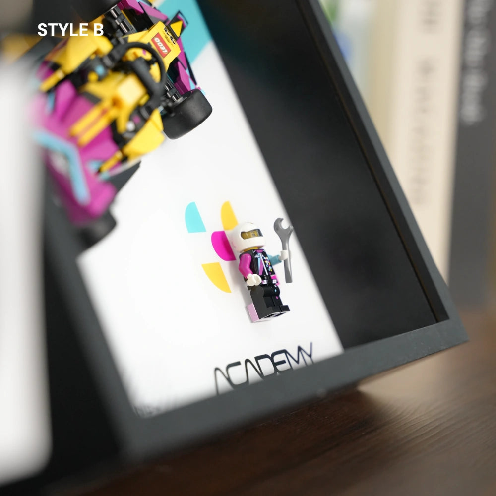 LEGO F1 Display Case for Speed Champions F1 ACADEMY LEGO Race Car (77258)