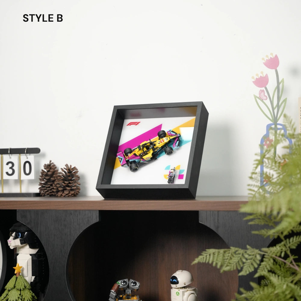 LEGO F1 Display Case for Speed Champions F1 ACADEMY LEGO Race Car (77258)