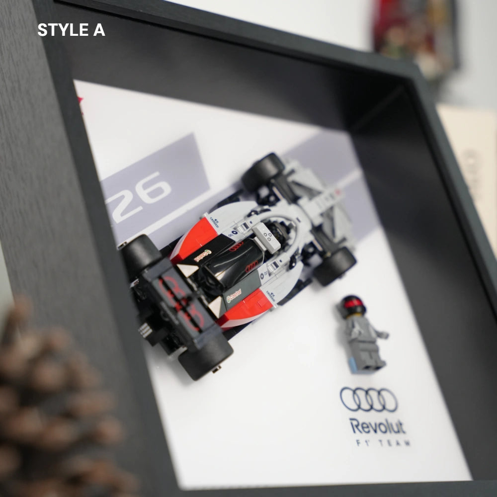 Cadre LEGO™ F1 pour Speed Champions 2025 – Cadre d’Exposition Mural