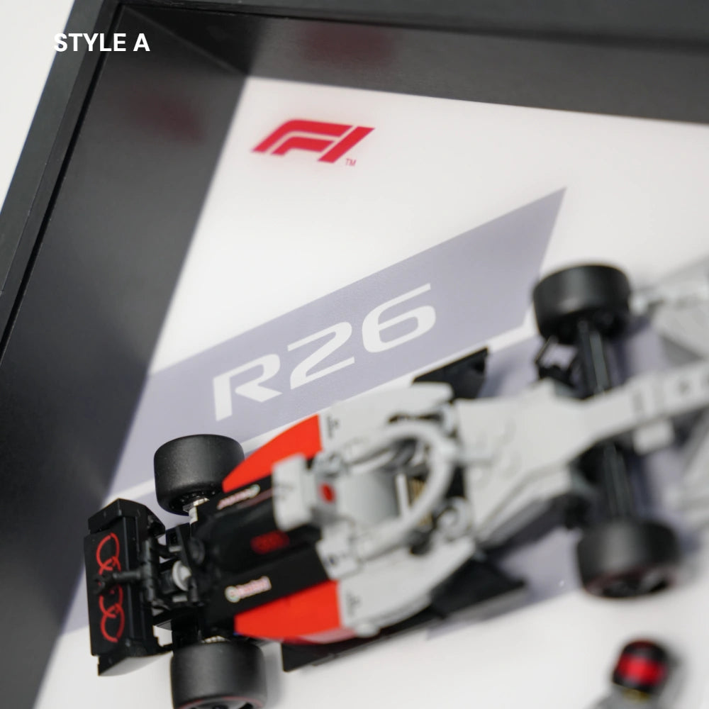 Cadre LEGO™ F1 pour Speed Champions 2025 – Cadre d’Exposition Mural