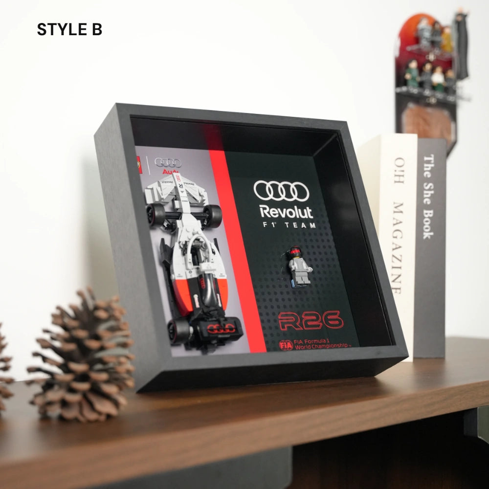 Cadre LEGO™ F1 pour Speed Champions 2025 – Cadre d’Exposition Mural