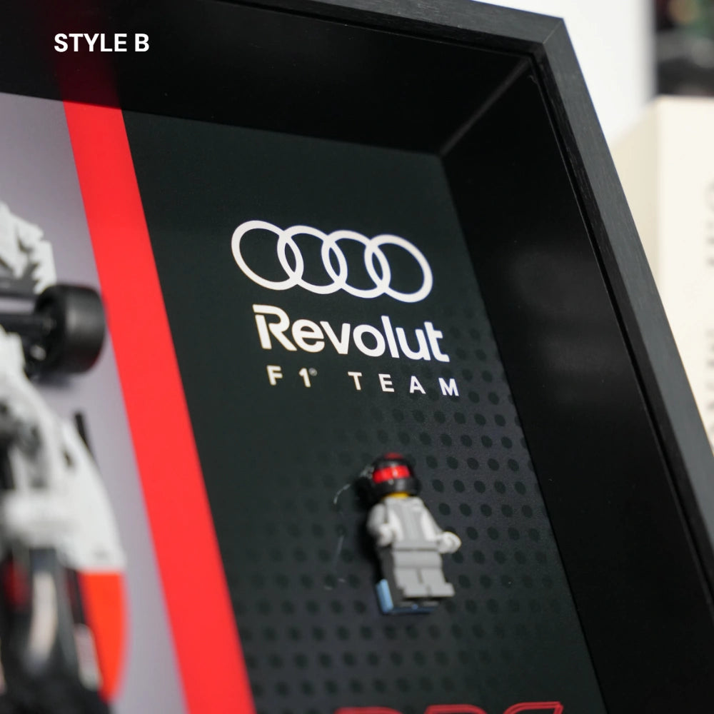 Cadre LEGO™ F1 pour Speed Champions 2025 – Cadre d’Exposition Mural