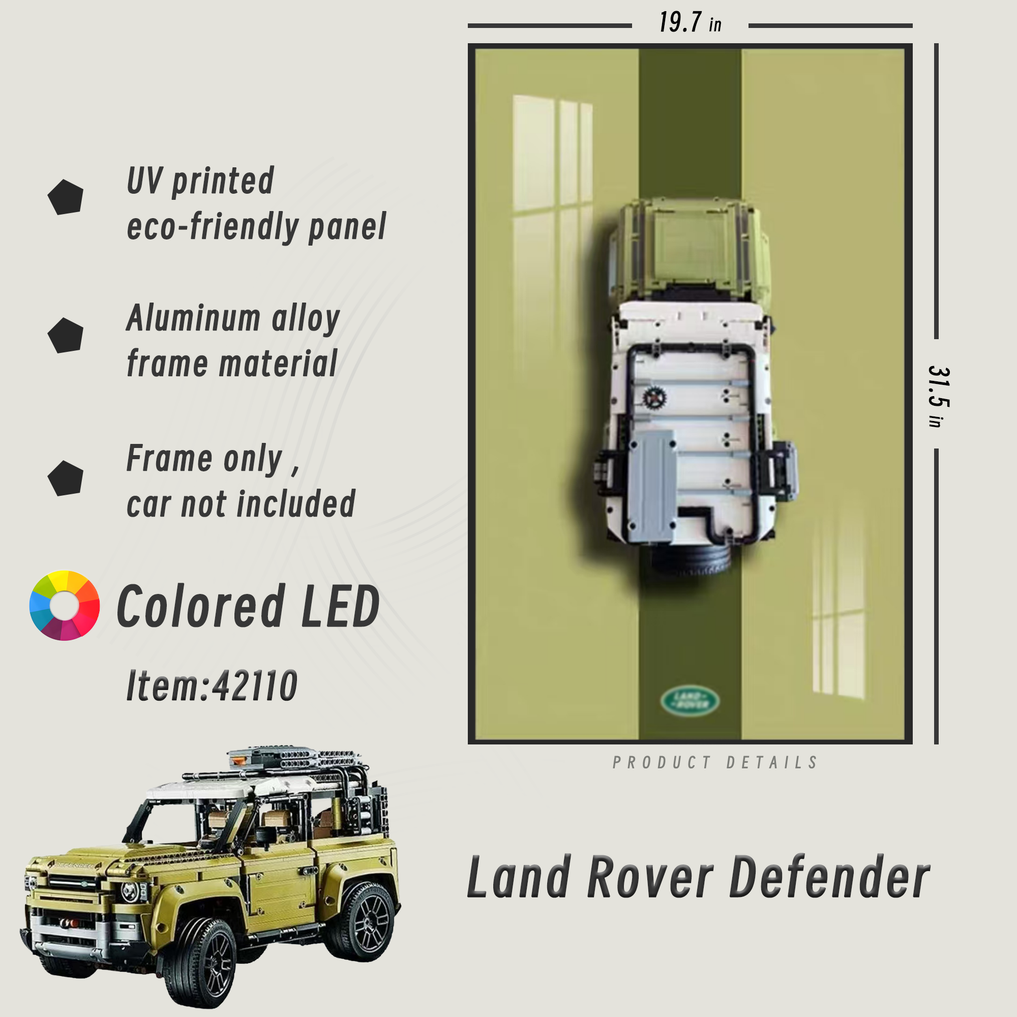 Display Frame for  Land Rover Defender