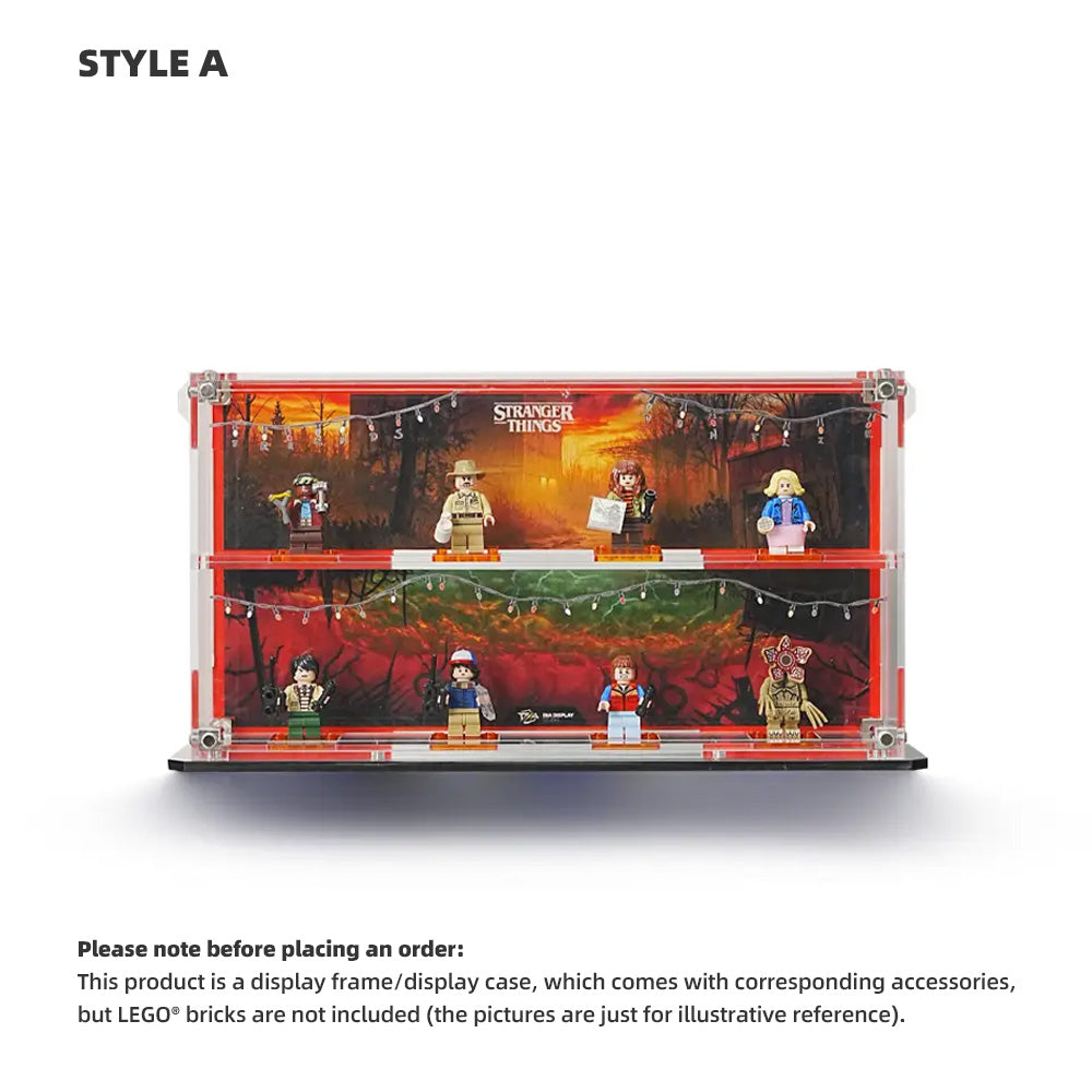 LEGO Display Acrylic Case for The Upside Down Minifigures (75810)