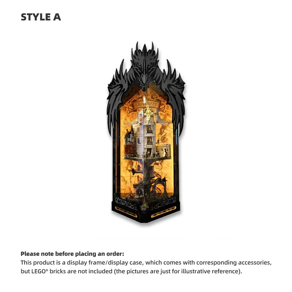 [pre-sale]LEGO Display Case for Hogwarts Wizarding Bank (76417) [Product production time: 30 working days]