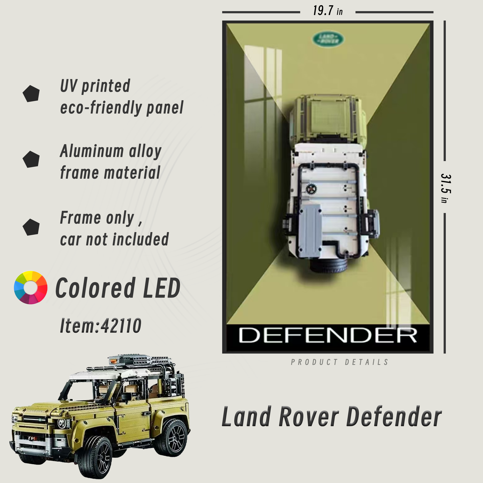 Display Frame for  Land Rover Defender