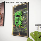 Cadre LEGO pour Porsche 911 GT3 R (42224) – Technic™