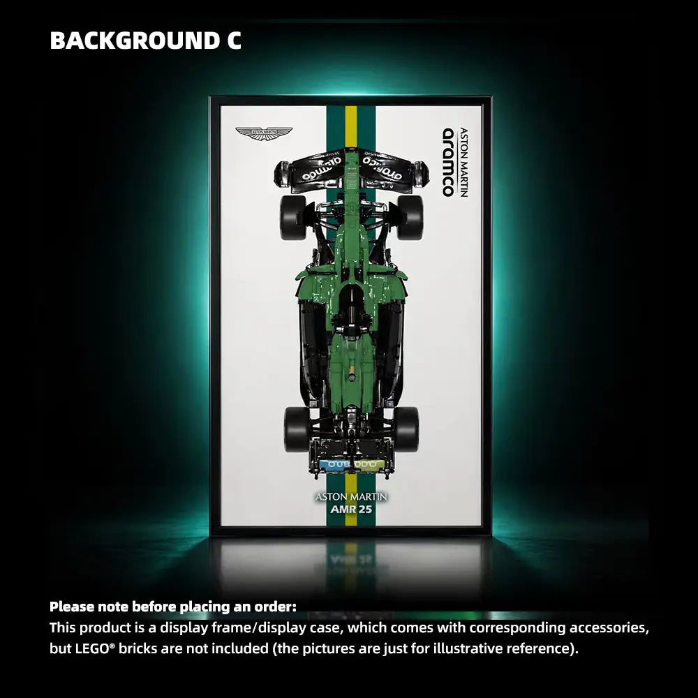 Wall Display Frame for LEGO® Aston Martin F1 – AMR25 (42240)