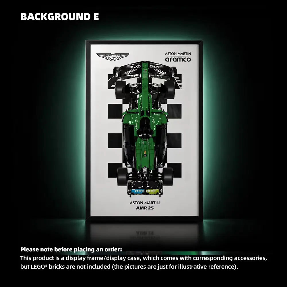Wall Display Frame for LEGO® Aston Martin F1 – AMR25 (42240)
