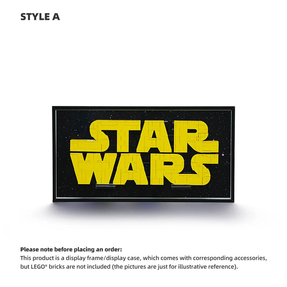 LEGO Display Case for Brick-Built Star Wars™ Logo (75407)