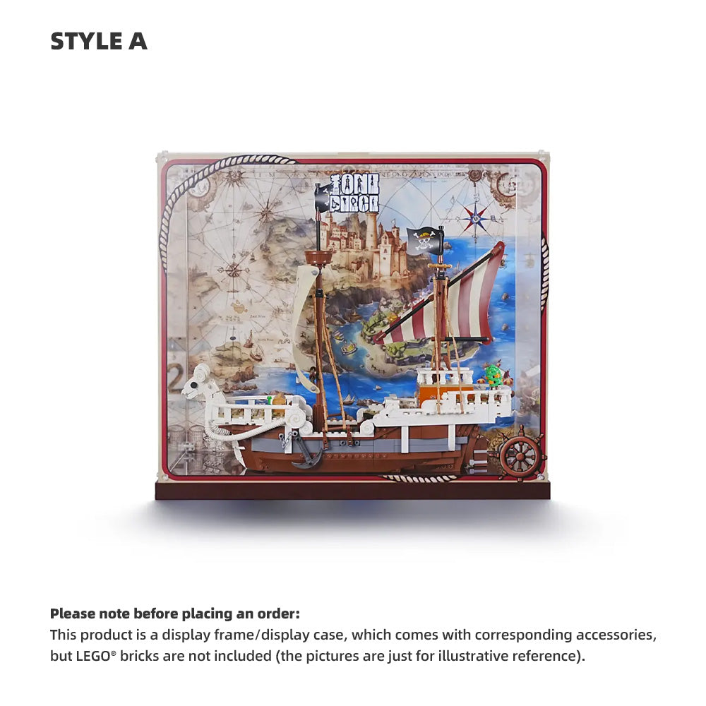 LEGO Display Case for The Going Merry Pirate Ship (75639)