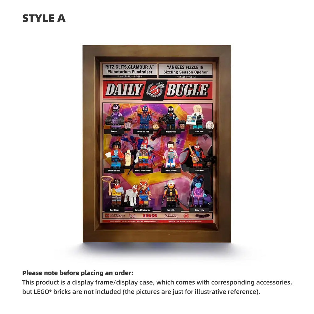 LEGO Display Case for Spider-Man: Across The Spider-Verse Minifigures Plus (71050)