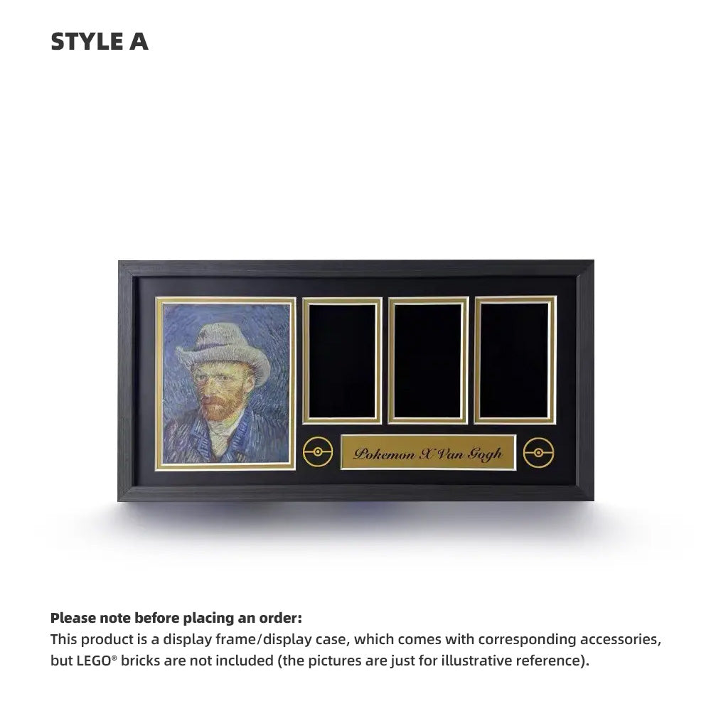 Display Frame for Graded Trading Card Pokemon × Van Gogh