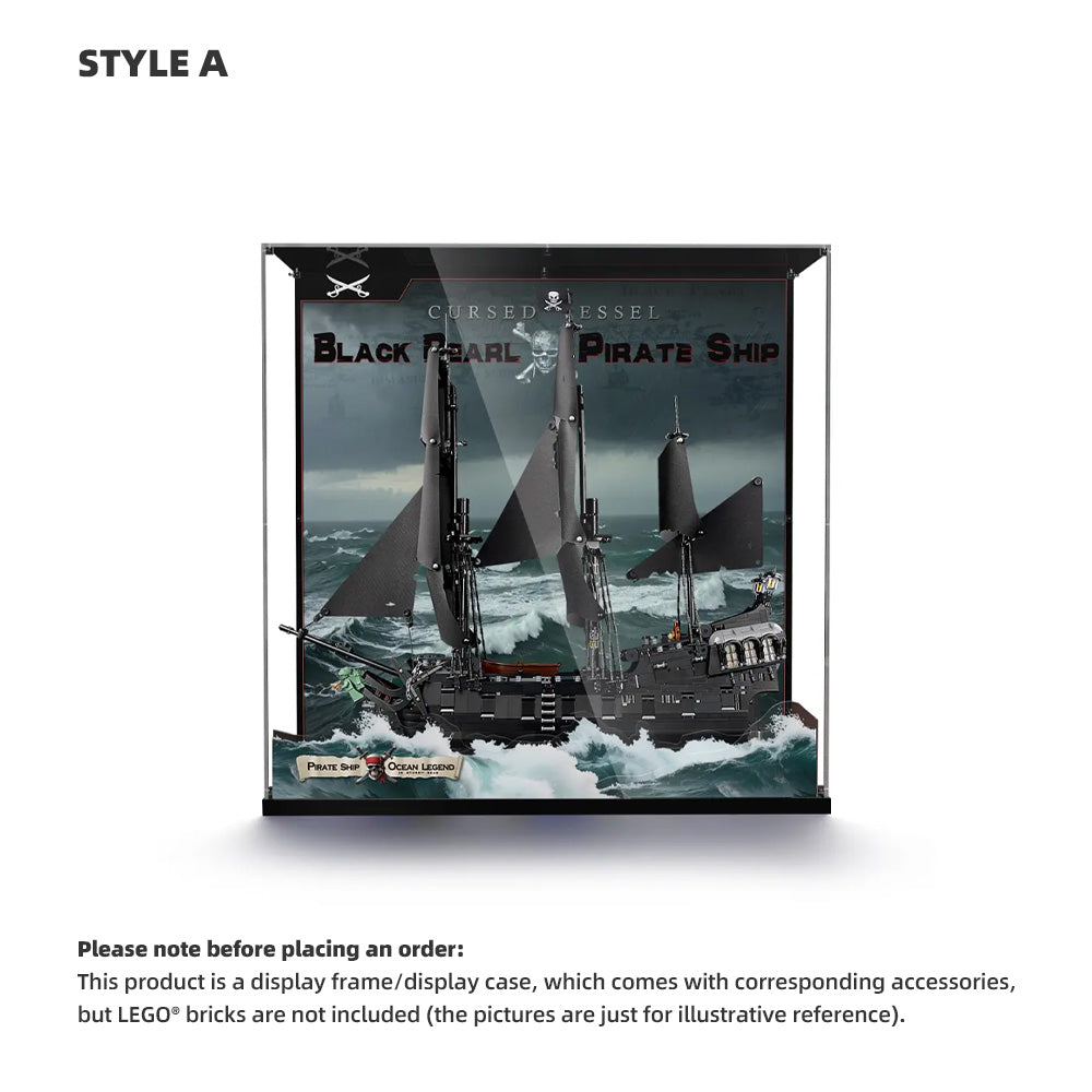 [pre-sale]LEGO Display Case for Captain Jack Sparrow's Pirate Ship (10365)