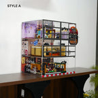 Acrylic Display Case for LEGO® Central Perk & The Friends Apartments – 3-Tier Window-Style Case (21319)＆(10292)