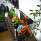 Acrylic Display Case for LEGO® Editions F1 Lando Norris Helmet & Oscar Piastri Helmet (43023)&(43017)&(77251)
