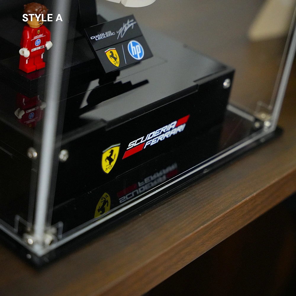 Vitrine Acrylique LEGO Éditions pour Casques Scuderia Ferrari HP (43014/43022)