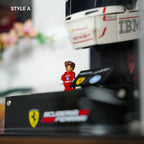 Vitrine Acrylique LEGO Éditions pour Casques Scuderia Ferrari HP (43014/43022)