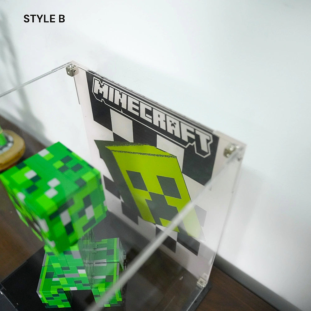 Acrylic Display Case for LEGO® Minecraft® The Creeper™ (21276)