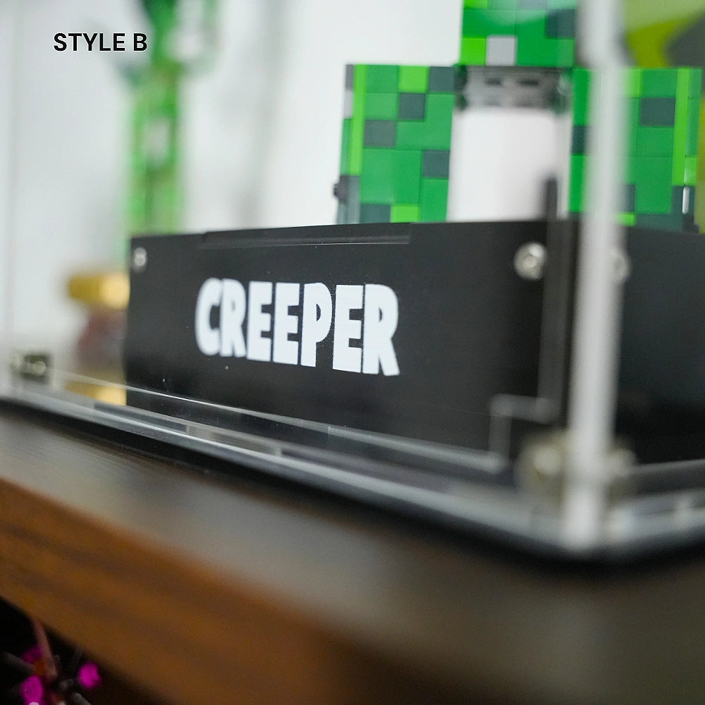 Acrylic Display Case for LEGO® Minecraft® The Creeper™ (21276)