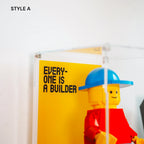 Acrylic Display Case for LEGO® Minifigures Up-Scaled LEGO® Minifigure (40649)