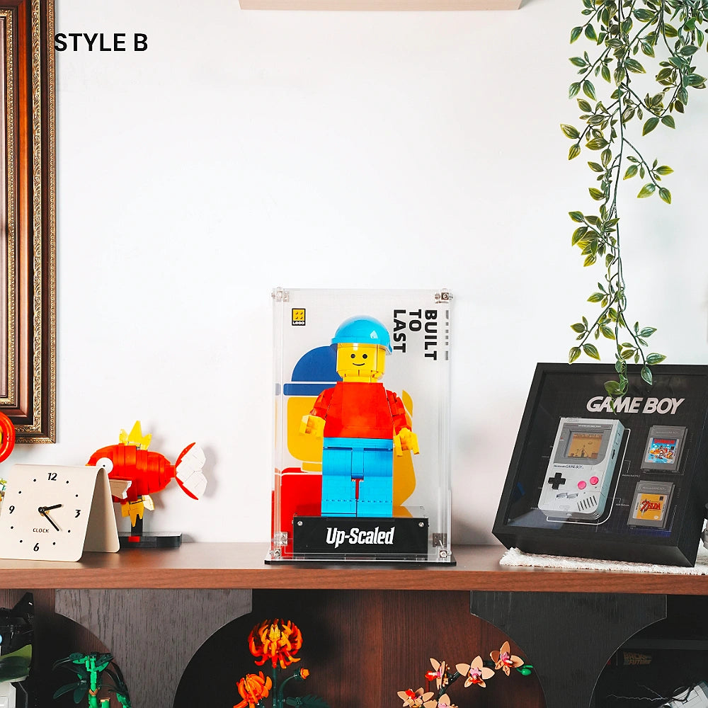 Acrylic Display Case for LEGO® Minifigures Up-Scaled LEGO® Minifigure (40649)