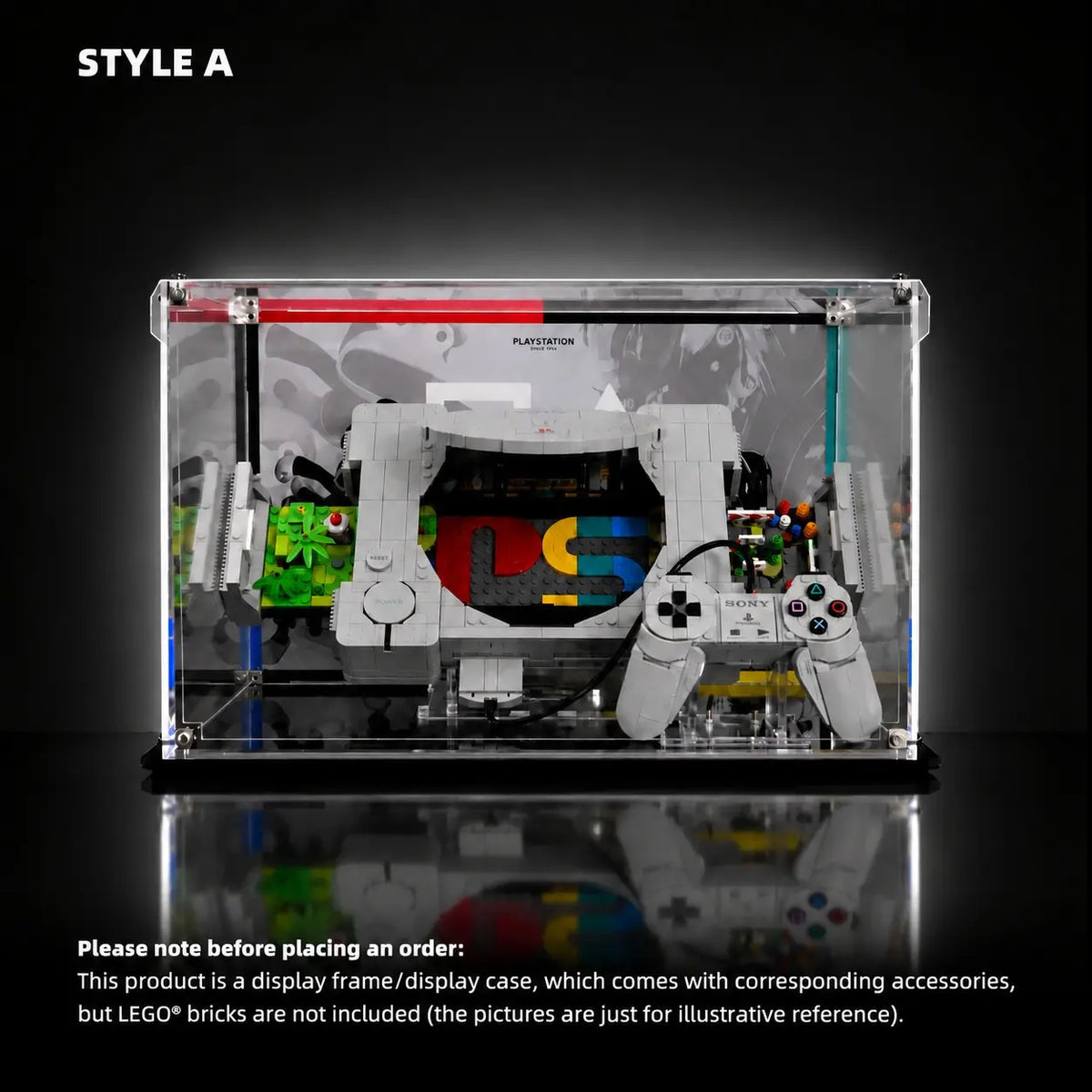 Acrylic Display Case for LEGO® Other PlayStation™ (72306)