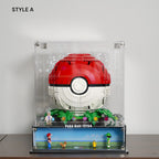 【Designer Edition】Acrylic Display Case for LEGO® Pokémon Iconic Trainer Moments: Poké Ball (72154)