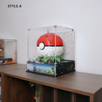 【Designer Edition】Acrylic Display Case for LEGO® Pokémon Iconic Trainer Moments: Poké Ball (72154)
