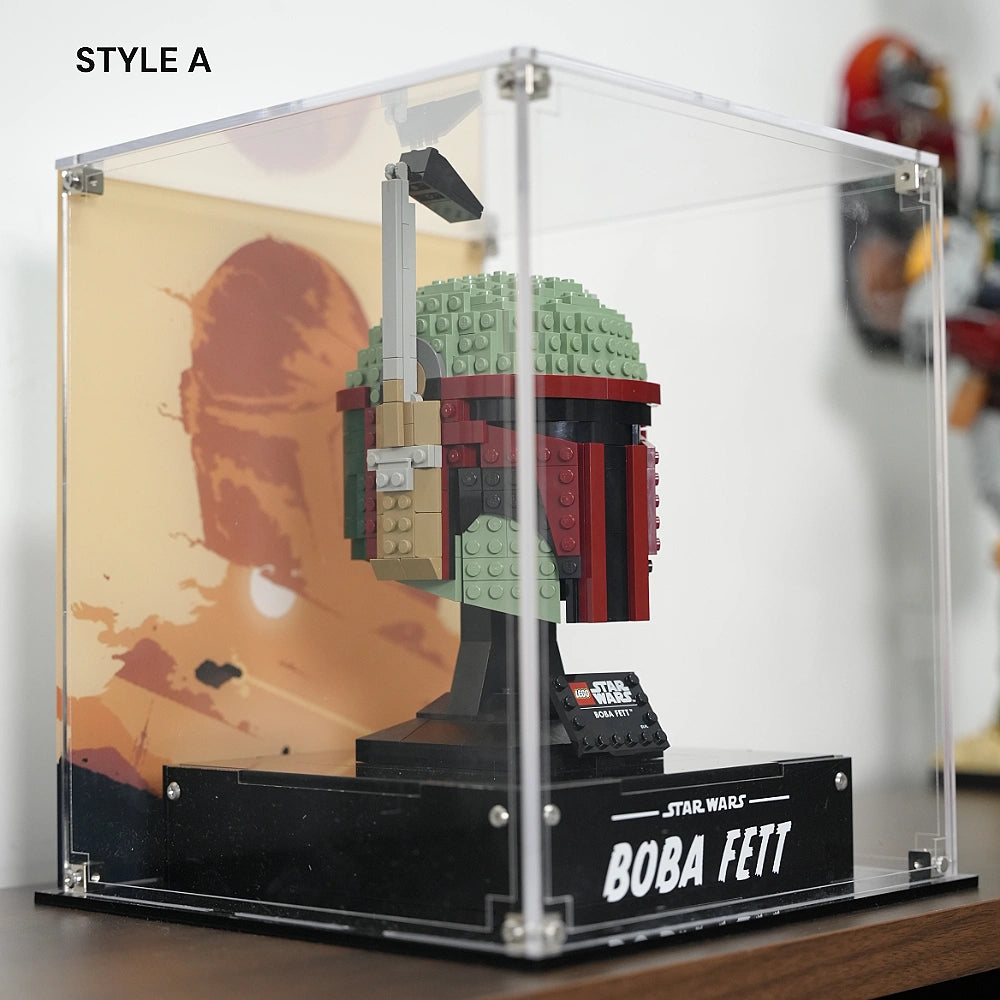 Acrylic Display Case for LEGO® Star Wars™ Boba Fett™ Helmet (75277)