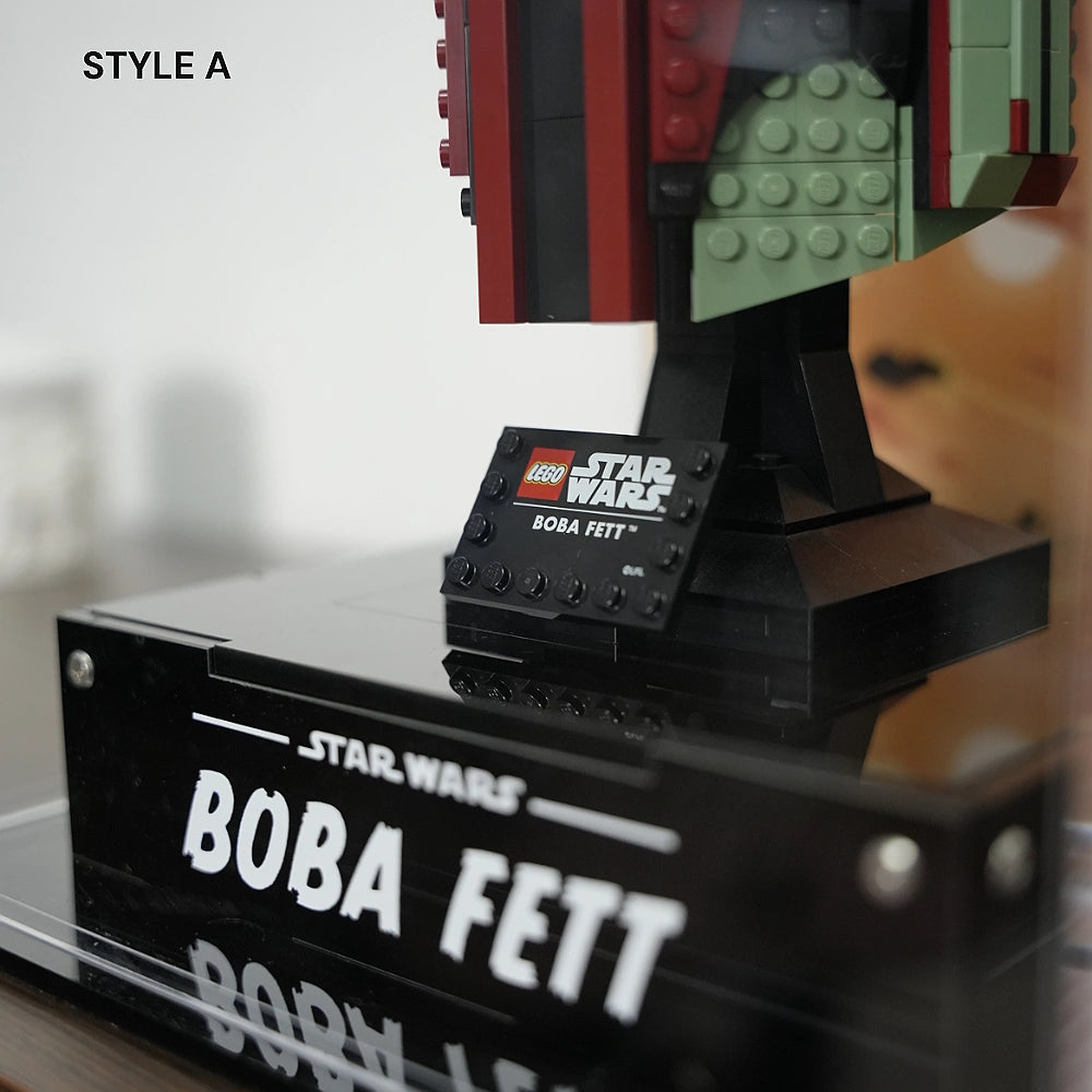 Acrylic Display Case for LEGO® Star Wars™ Boba Fett™ Helmet (75277)