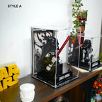 Vitrine Acrylique LEGO Star Wars pour Casque de Pilote AT-RT Impérial (75458)