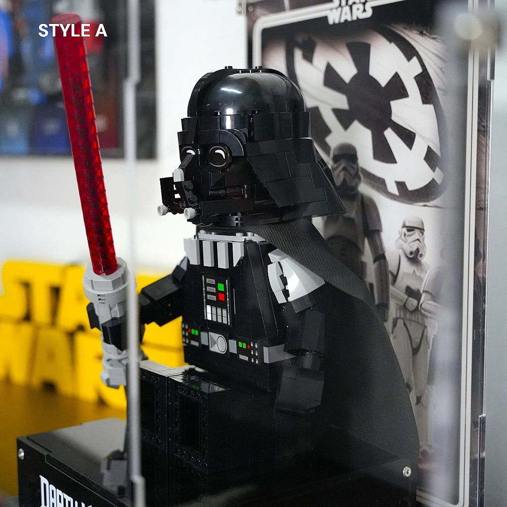 Vitrine Acrylique LEGO Star Wars pour Casque de Pilote AT-RT Impérial (75458)