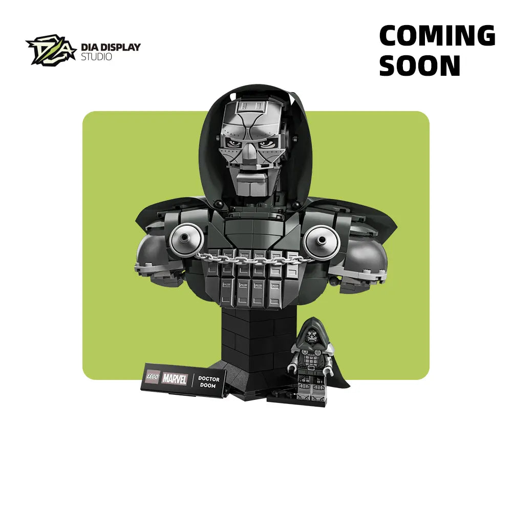 Acrylic Display Case for LEGO® Doctor Doom Bust (76345)