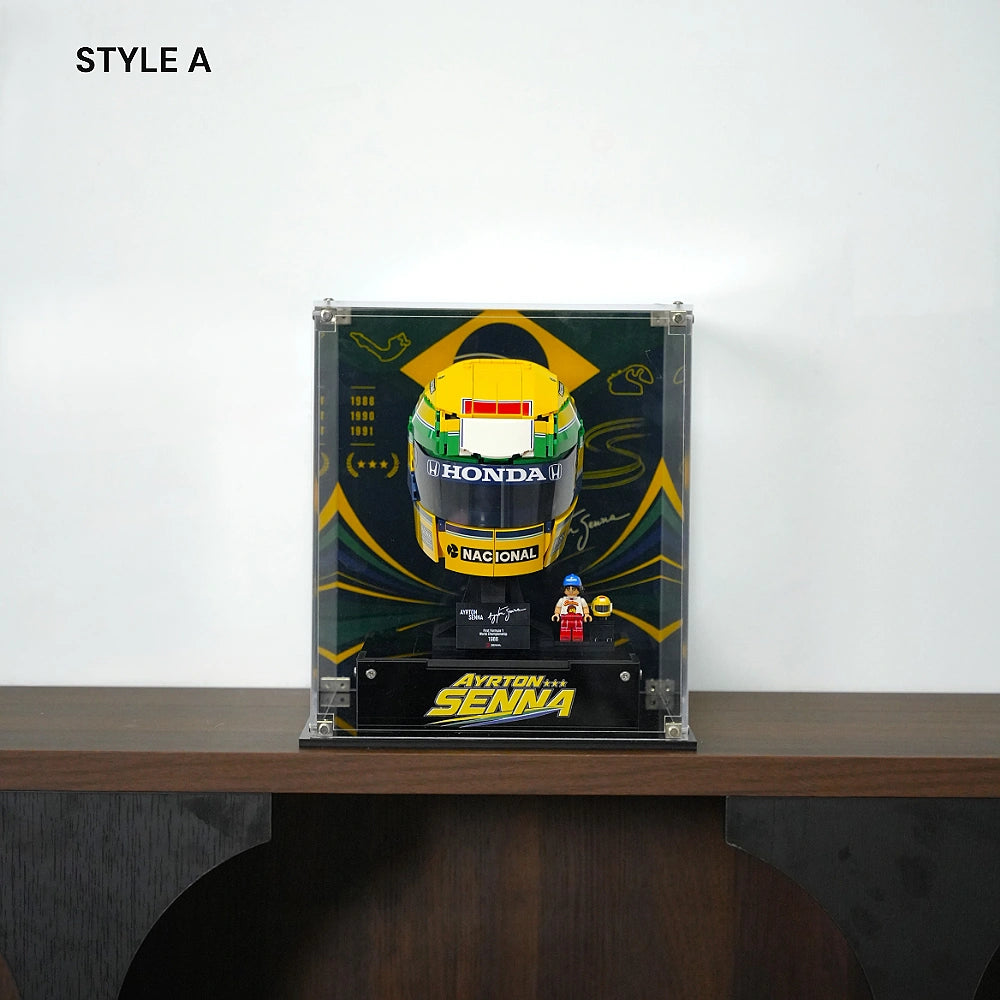 Acrylic Display Case for LEGO® Editions Ayrton Senna Helmet (43024)