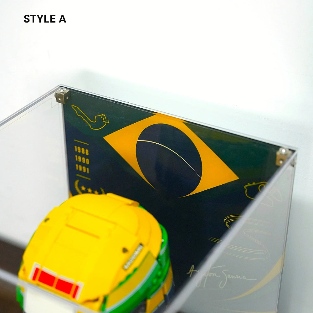 Acrylic Display Case for LEGO® Editions Ayrton Senna Helmet (43024)
