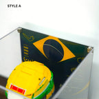 Acrylic Display Case for LEGO® Editions Ayrton Senna Helmet (43024)