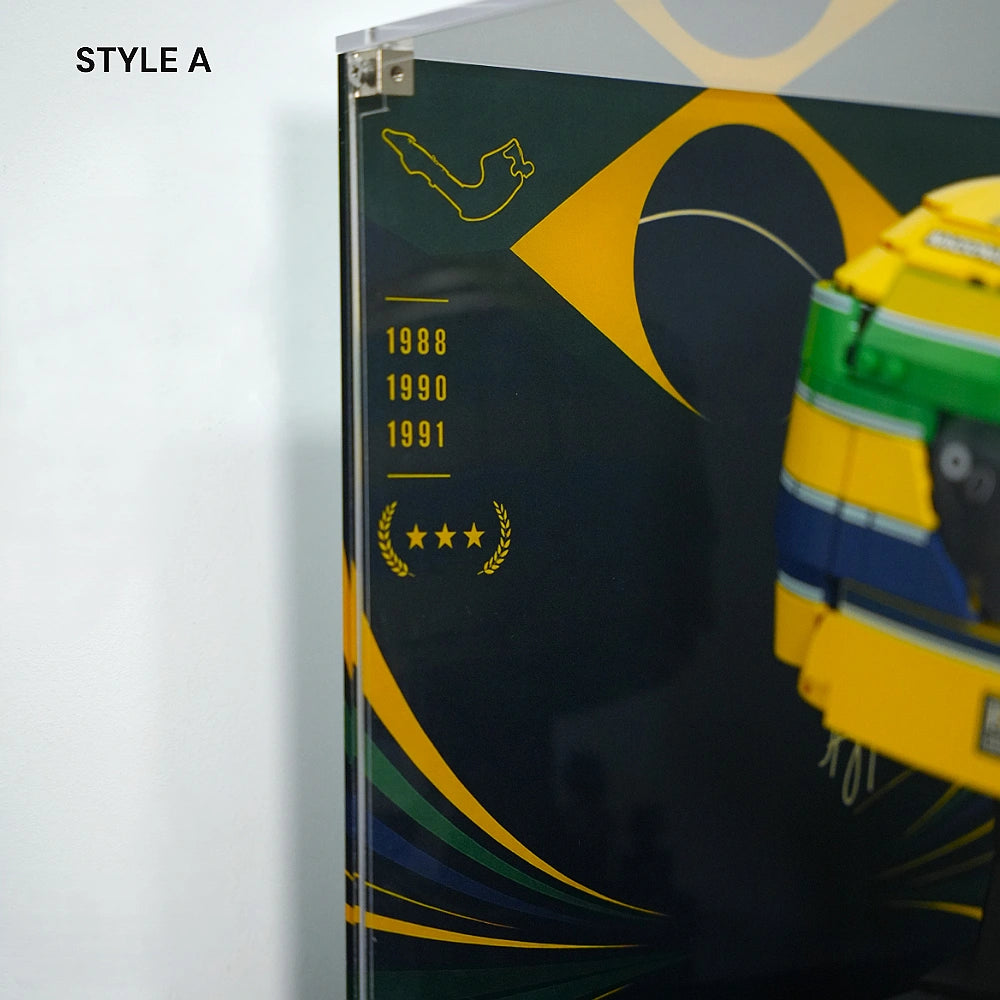Acrylic Display Case for LEGO® Editions Ayrton Senna Helmet (43024)