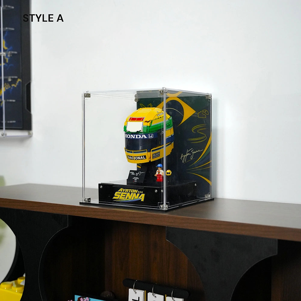 Acrylic Display Case for LEGO® Editions Ayrton Senna Helmet (43024)